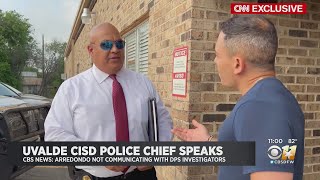 Uvalde CISD police chief disputes reports hes stopped talking with DPS [upl. by Sisenej]