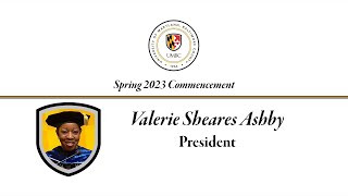 Address by UMBC President Valerie Sheares Ashby UMBC Spring Commencement 2023 [upl. by Frieder223]