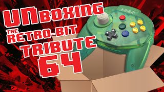 RetroBit Tribute 64 Controller Unboxing [upl. by Enomrej]