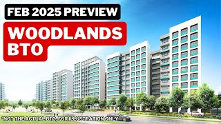 Feb 2025 BTO Preview Woodlands HDB BTO February 2025 Launch Review Singapore [upl. by Marrilee]