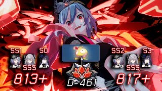 Honkai Impact 3 EX Abyss Red Lotus  Homu 813817 Pts D461 [upl. by Seow]