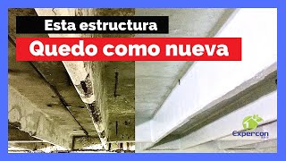 ✅ REPARACIÓN estructural en losa de CONCRETO con Sikatop 122 plus  Pintóxido  Sikatop Armatec 108 [upl. by Ciryl]