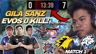 EVOS GA DIKASIH KILL  GILAK SANZZZ  ONIC VS EVOS MATCH 1  MSC 2023 [upl. by Geraud]