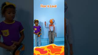 Kid Blippis ULIMATE 🔥 Floor is Lava RESCUE CHALLENGE blippi shorts [upl. by Nolrah]