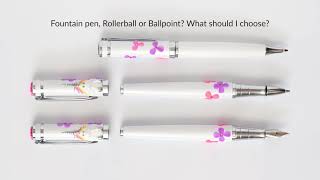 Fountain Pen vs Rollerball vs Ballpoint [upl. by Ahtiekal]