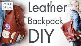 Making a Leather Backpack  Fjällräven Style [upl. by Oad]