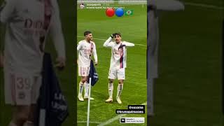 Paquetá amp Guimarães Dance after Goal against PSG  Lucas Paquetá Instagram Story [upl. by Roland30]