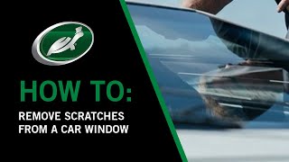 How To Remove Scratches From A Car Window [upl. by Ehcropal]