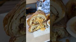 The CHURRO BRUNCH PANCAKE BURRITO from elmstreetdiner in Stamford CT hits the spot DEVOURPOWER [upl. by Enylekcaj730]