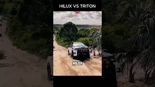 TOYOTA HILUX VS MITSUBISHI TRITON shorts hilux triton [upl. by Louanne89]