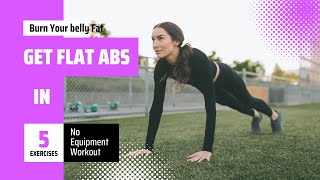 5 Proven Exercises to Lose Belly Fat Fast [upl. by Heda]