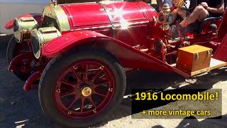 Vintage Car Display Starring 1916 Locomobile  Skope Classic 2023 [upl. by Natsud396]