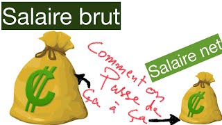 Y a quoi entre salaire brut et salaire net [upl. by Aehtna]