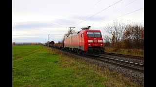 Staubsauger DB Cargo Siemens 152 0444 mit Mischer bei Altheim Hessen [upl. by Rafaelle]