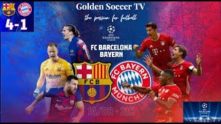 Barcelona vs Bayern Munich 41 Highlights [upl. by Eolande]