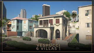 GTA 5 MLO  Vespucci 6 Villas Pack [upl. by Ainitsirk]