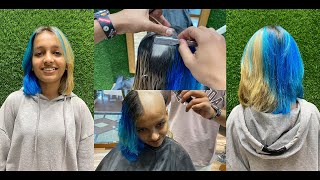 Mumbai Girl After Getting Long to Short Haircut She Came Back for Clean Head Shave Pineapple Salon [upl. by Senaj]