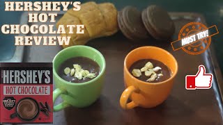 Trying Hersheys HOT CHOCOLATE powder  10 mins HOT CHOCOLATE recipe Allin1Bytes [upl. by Kirbee]