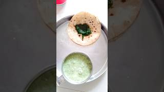 Sardi mein Banaye Chane Ke Saag ki Chatni Haryana special trending tasty recipe viral 👍♥️ [upl. by Htiffirg]