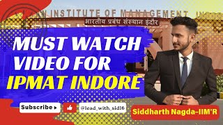 IPMAT Indore 2025 Last Minute Hacks amp Mistakes to AVOID ✅‼️ipmat2025 iimindore examtips [upl. by Elyrrad]