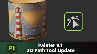 3D Path Tool Updates in Substance 3D Painter  Adobe Substance 3D [upl. by Nordna]