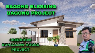 3BEDROOM BUNGALOW HOUSE BAGONG PROJECT [upl. by Tarfe]