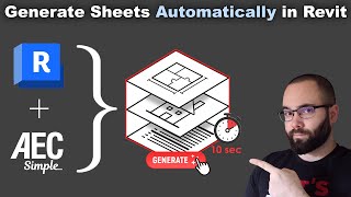 Generate Sheets Automatically in Revit Tutorial  AEC Simple [upl. by Htilil883]