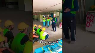 safety meeting explainedyoutubeshorts construction viral malayalampindwale [upl. by Nosnirb709]