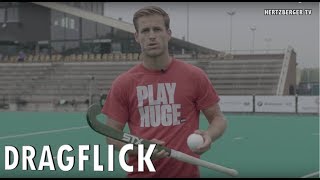 Dragflick by Hertzberger  Sleeppush  Field HockeyTraining Tutorial  Hertzberger TV [upl. by Ardnoek858]