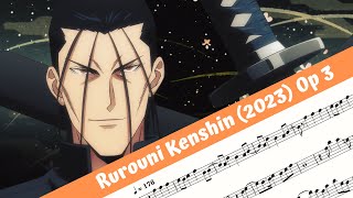 Rurouni Kenshin 2023 Opening 3 Flute [upl. by Naeroled]