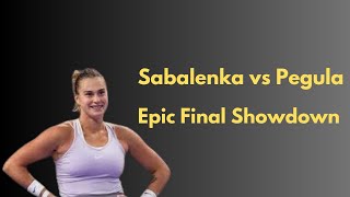 Sabalenka vs Pegula US Open Final Showdown [upl. by Atteuqcaj113]