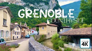 GRENOBLE🇫🇷 COUNTRYSIDE WALKING TOUR BEST PLACE TO VISIT IN GRENOBLE 4k grenoble walkingtour [upl. by Llenrep]