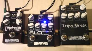 Wampler SLOstortion  Triple Wreck  Leviathan  Guitar Demo [upl. by Aylad69]