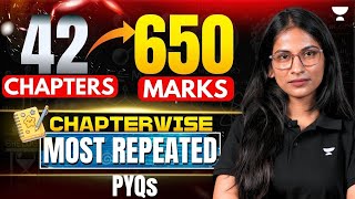 Chapterwise Most Repeated PYQs of NEET  40 Chapters 650 Marks NEET 2025  Tanisha Shekhawat [upl. by Elyr]