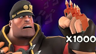 TF2 Heavys x1000 Bizarre Rapid Punch Adventure [upl. by Aztin]