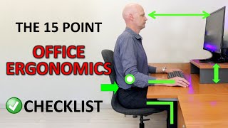 The Perfect Ergonomic Desk Setup To Avoid Back amp Neck Pain [upl. by Ber]