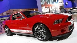 2010 Ford Mustang Shelby GT500  NAIAS  CAR and DRIVER [upl. by Airetal88]