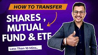 How to Transfer Shares  Mutual Fund And ETF From One Demat Account To Another  Shares Transfer [upl. by Alyos708]