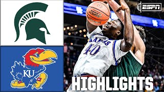 Michigan State Spartans vs Kansas Jayhawks  Full Game Highlights  ESPN College Basketball [upl. by Cox]