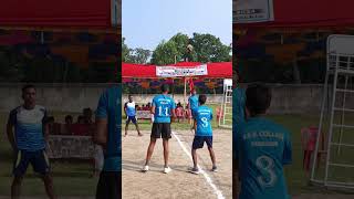 volleyball hand practice in match 🏐😱ytshortsshortssportsstunt punjabi music song reverb [upl. by Aiki]