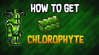 HOW TO GET CHLOROPHYTE I Terraria I [upl. by Gunilla653]