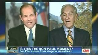 Ron Paul On CNNs The Arena With Eliot Spitzer 05132011 [upl. by Asyral173]