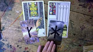 The window between the 5 of pentacles amp 4 of swords [upl. by Tnek]