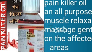 Buypain killer oil similia pain killer oil use in hindi  Homoeopathic pain killer oil dard oil [upl. by Retsim952]