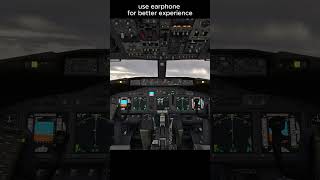 Cockpit View B737 900ER  Loud sound shorts aviation [upl. by Eitsirhc206]