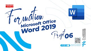 Formation Microsoft office word 2019 Projet 06 [upl. by Ayar]