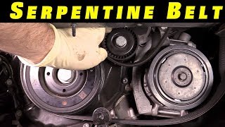 How to Replace a Serpentine Belt [upl. by Bluhm]