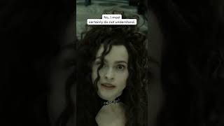 Helena Bonham Carter as Hermione pretending to be Bellatrix is 🤯 [upl. by Hbahsur]