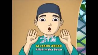 Latihan Shalat 4 Rakaat Zhuhur Ashar dan Isya  Bacaan amp Gerakan  Audio Visual [upl. by Enitsirhc742]