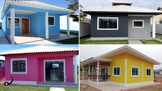 50 IDEIAS DE CORES PARA FACHADAS DE CASAS 2024  Cores para Casas Externas  Cor para fachada casa [upl. by Sokram]